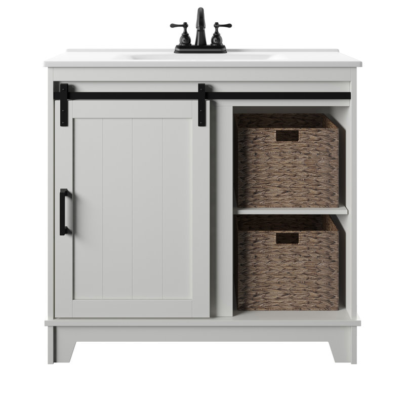 Sand & Stable Braylen 35.88'' Free Standing Single Bathroom Vanity with